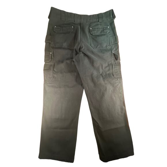 Men's DuluthFlex Fire Hose Standard Fit Cargo Black Work Pants Size 40x32 - Picture 2 of 10